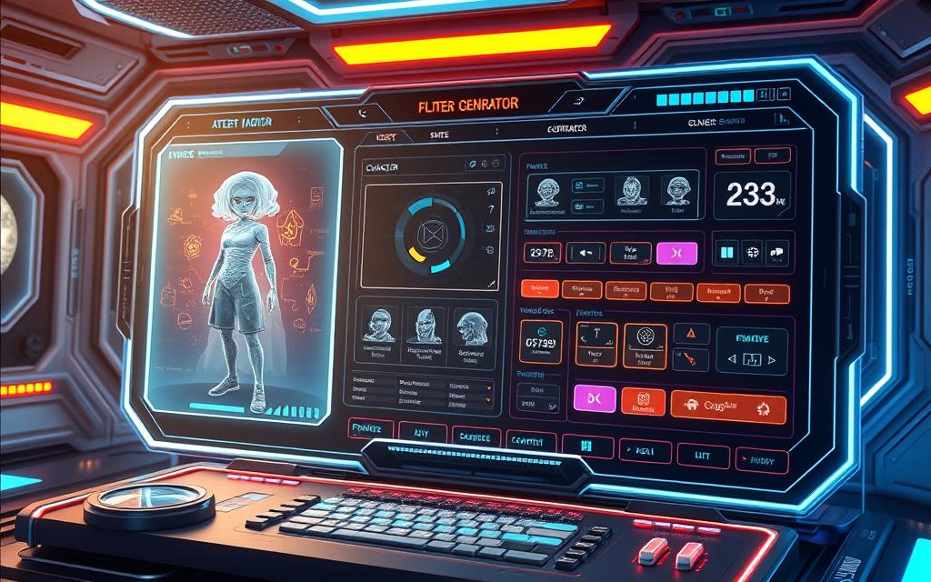 what is an AI character generator