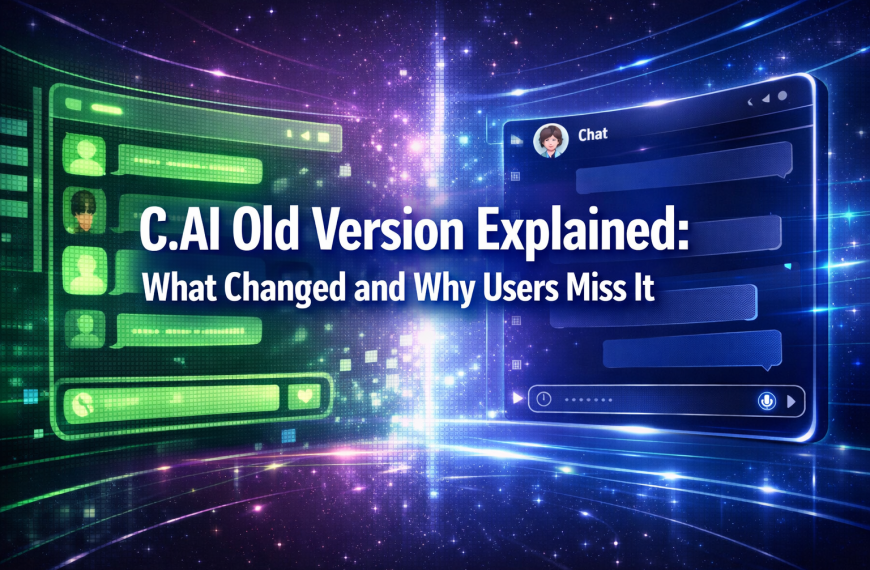 C.AI Old Version Explained: What Changed and Why Users Miss It