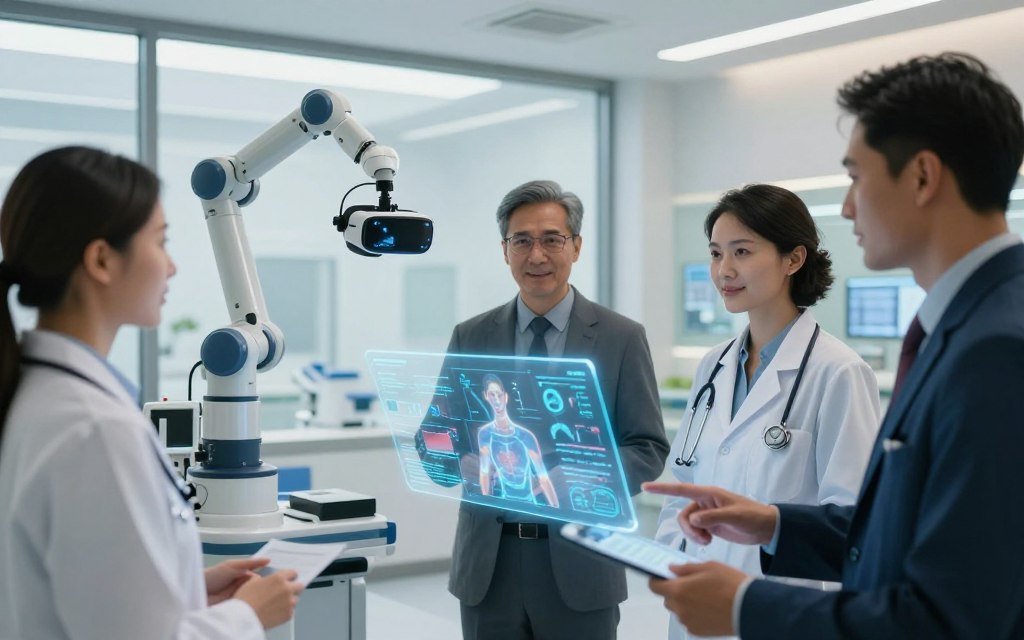 are working together on ai health
